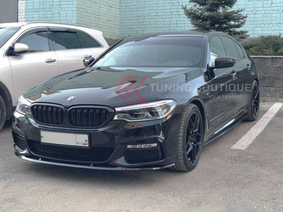 BMW 5 Series на 19" дисках Rohana RFX11 Gloss Black фото 2